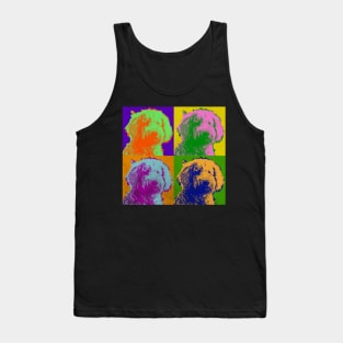 Goldendoodle Dog Lover Pop Art Original Colorful Vintage Retro Design Tank Top